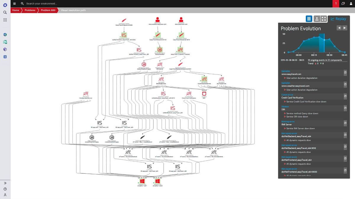 dynatrace network auditing tool screenshot 1
