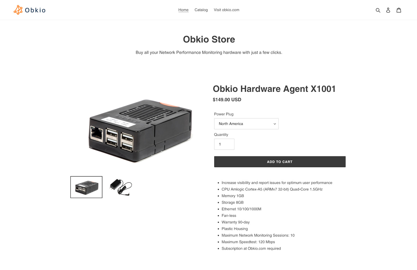 Screenshot - Obkio Network Performance Monitoring Software Store
