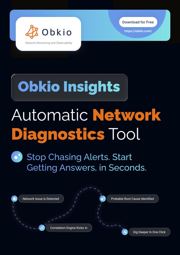 About Obkio Insights: Network Diagnostics PDF Cover