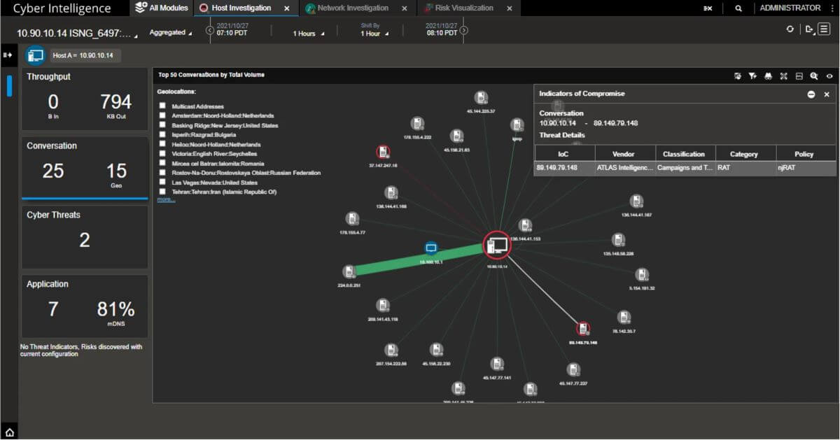 netscout network auditing software screenshot 3
