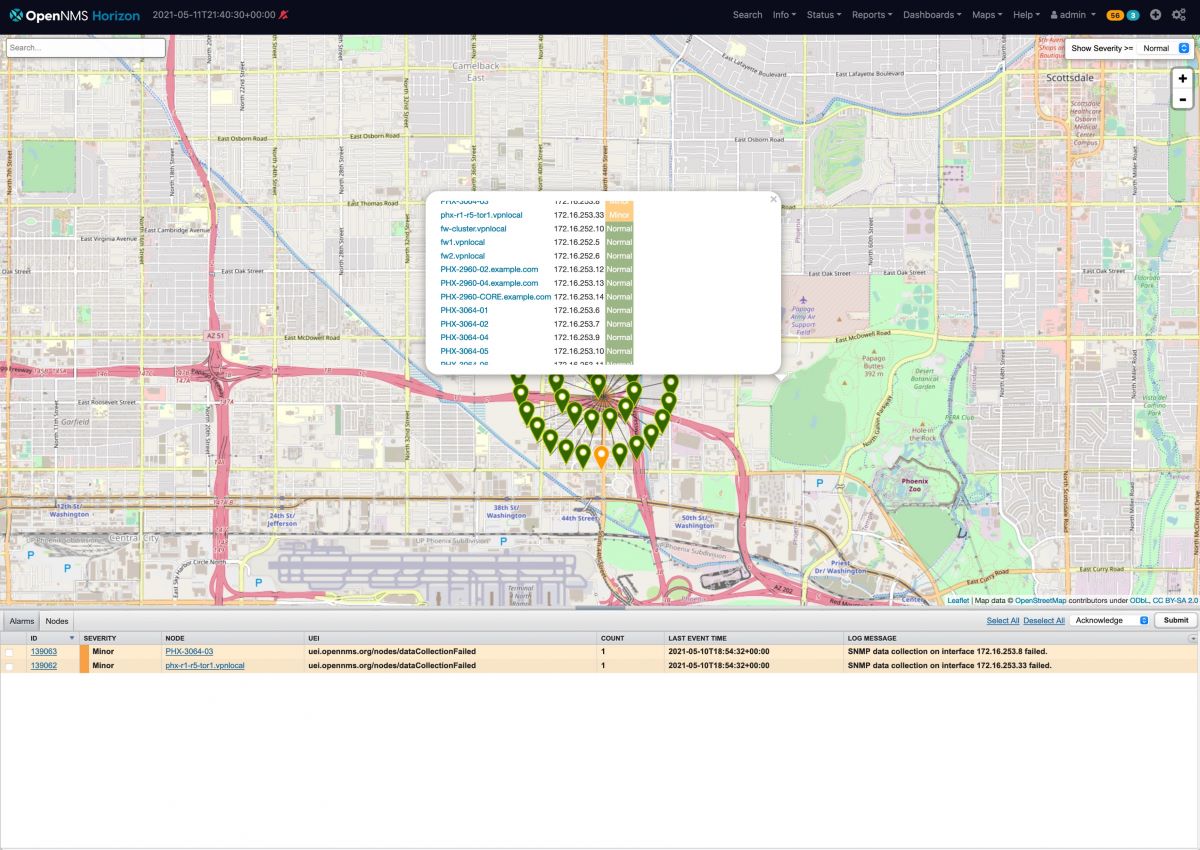 opennms network auditing tool screenshot 2