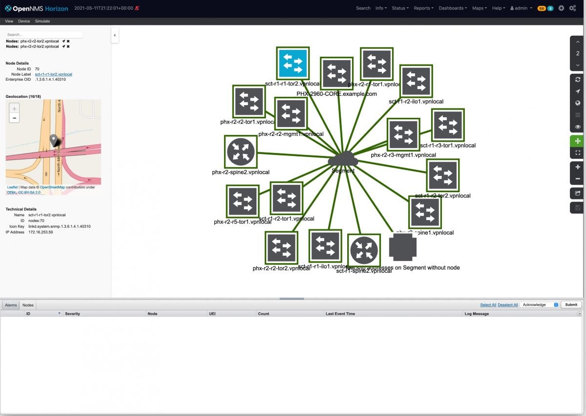 opennms network auditing tool screenshot 4