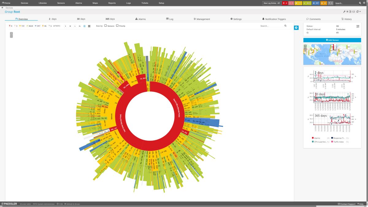 prtg cloud network monitoring tools screenshot 2