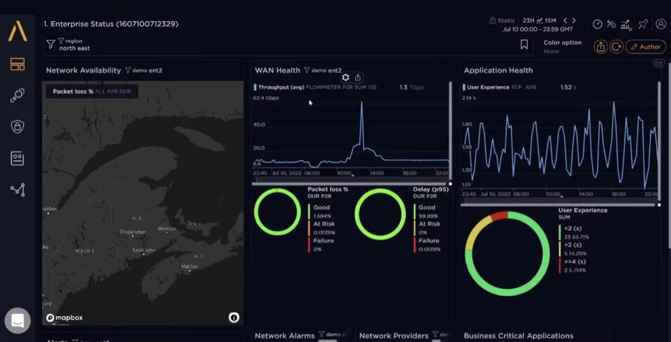 skylight network performance monitoring software screenshot 1