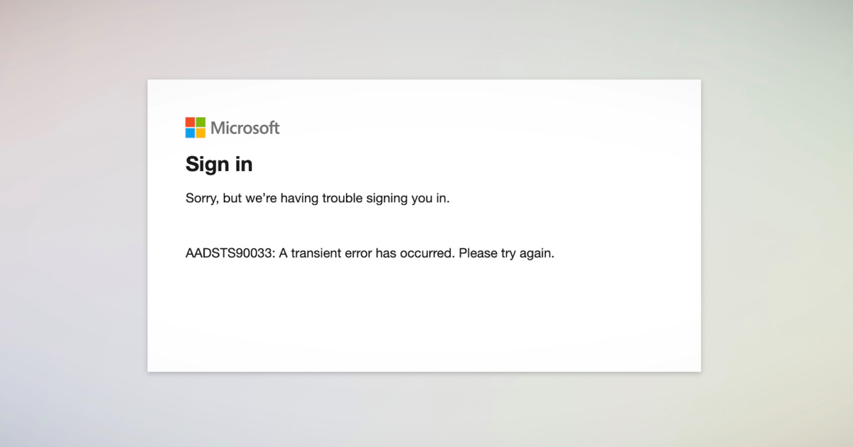 Microsoft Login Failures Affecting Office 365 and Azure