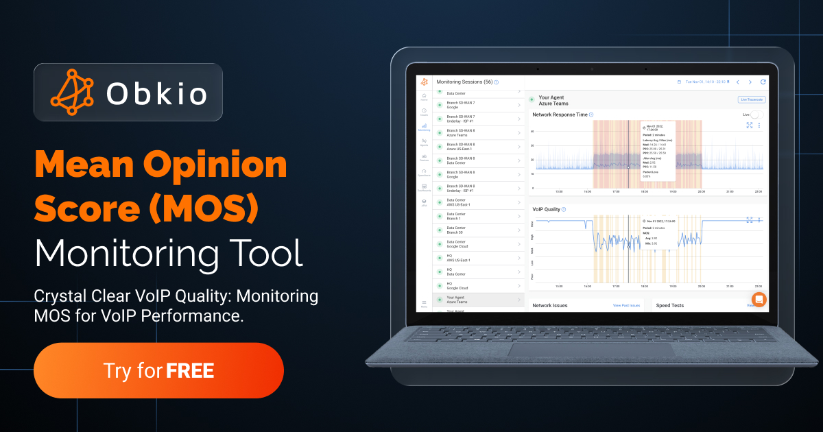  Mean Opinion Score (MOS) Monitoring
