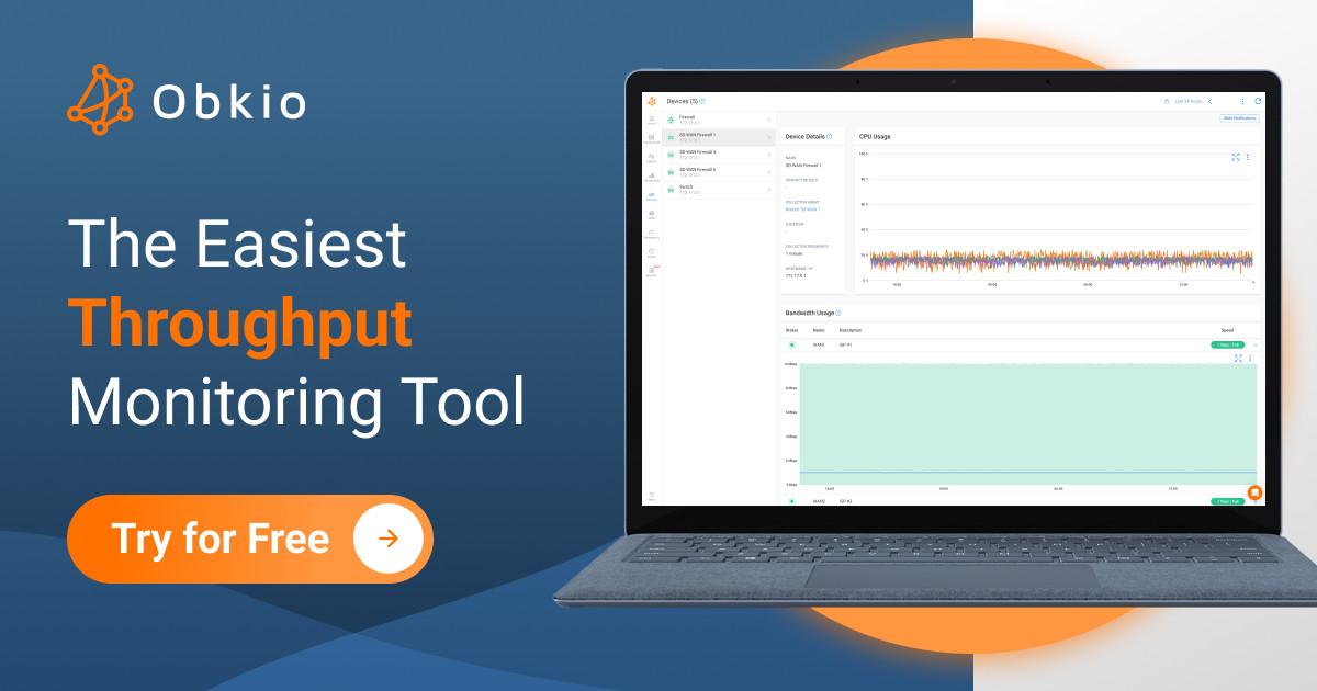 Network Throughput Monitoring