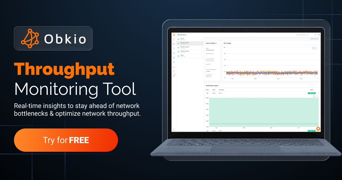 Network Throughput Monitoring