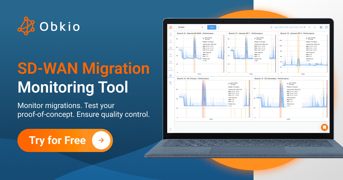 SD-WAN Migration Monitoring