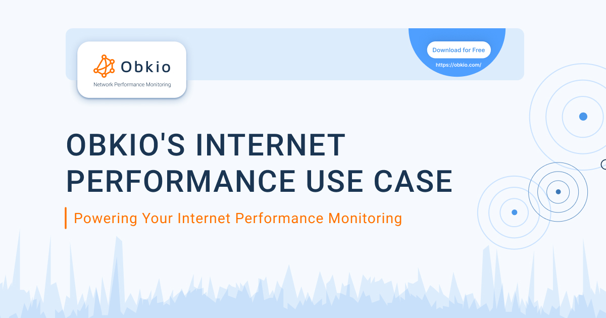 Discover the Internet Performance Monitoring Use Case