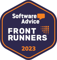 Software Advice's Frontrunners 2023 Badge