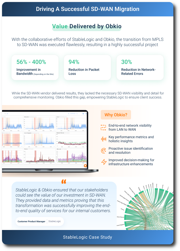 Obkio SD-WAN Migration Monitoring Tool How to