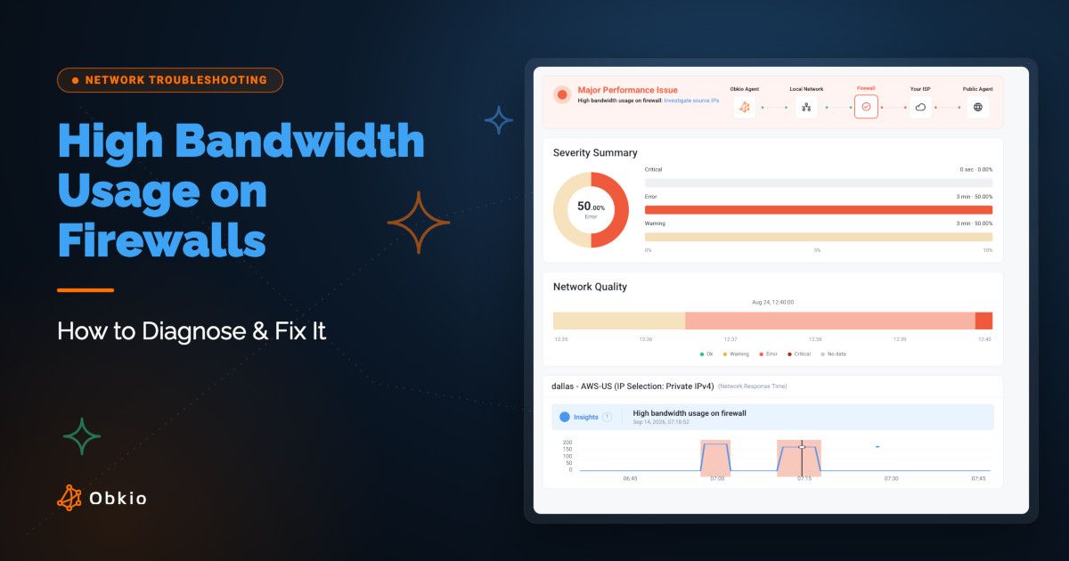 High Bandwidth Usage on Firewalls: How to Diagnose & Fix It
