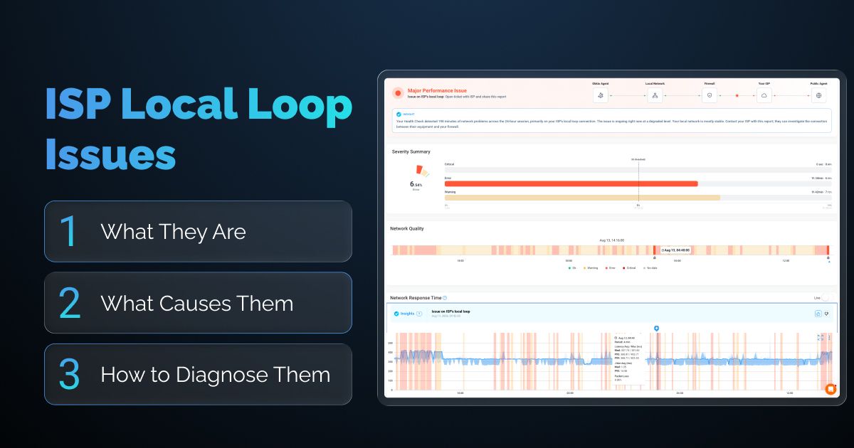 How to Fix ISP Local Loop Issues